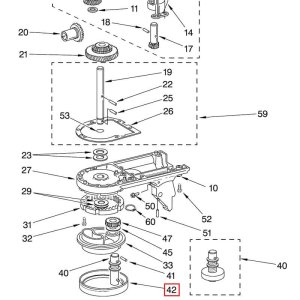 Bild 3 zu Artikel KitchenAid Chromring Nr. 42 – Drip Ring / Trim Ring am Planetenrührwerk 