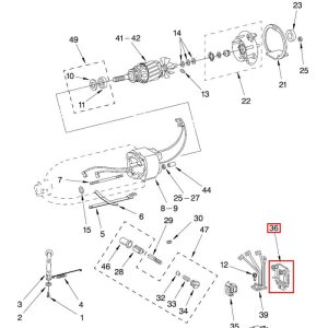 Bild 1 zu Artikel KitchenAid Geschwindigkeits-Kontrollplatte Nr. 36 – Speed Control Plate 