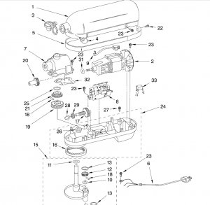 Bild 1 zu Artikel KitchenAid Hub Gear Nr. 20 – Zahnrad für den Frontantrieb / Zubehöranschluss 