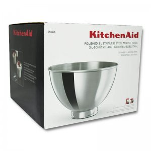 Bild zu KitchenAid-Edelstahlschüssel 3 Liter für Artisan, Classic und UltraPower (3,2 Qt.), KitchenAid-Zubehör