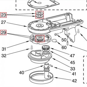 Bild zu KitchenAid-Ersatzteile (Nachbau) Distanzscheibe 1 Stück Nr. 23 und 29 (washer)