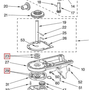 Bild 3 zu Artikel KitchenAid Distanzscheibe / Fiberring Nr. 23 und 29 – Original, 1 Stück 